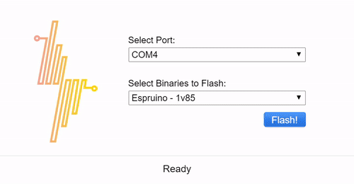 Flasher.js in action (2x speed)